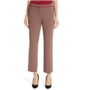 BOSS Taliviena Check Crop Suit Trousers
